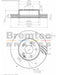 Bremtec Euro-Line Disc Brake Rotor (Pair) 295.2mm BDR20140EL Discs Bremtec - Micks Gone Bush