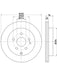 Bremtec Euro-Line Disc Brake Rotor (Single) 302mm BDR20270EL Discs Bremtec - Micks Gone Bush
