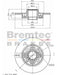 Bremtec Euro-Line Disc Brake Rotor (Single) 249mm BDR20310EL Discs Bremtec - Micks Gone Bush