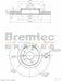 Bremtec Euro-Line Disc Brake Rotor (Pair) 336mm BDR20350EL Discs Bremtec - Micks Gone Bush