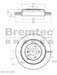 Bremtec Euro-Line Disc Brake Rotor (Pair) 330mm BDR20650EL Discs Bremtec - Micks Gone Bush