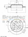 Bremtec Euro-Line Disc Brake Rotor (Pair) 330.2mm BDR20660EL Discs Bremtec - Micks Gone Bush