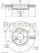 Bremtec Euro-Line Disc Brake Rotor (Pair) 293.8mm BDR20830EL Discs Bremtec - Micks Gone Bush