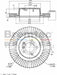 Bremtec Euro-Line Disc Brake Rotor (Single) 344mm BDR21060EL Discs Bremtec - Micks Gone Bush