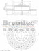 Bremtec Euro-Line Disc Brake Rotor Left (Single) 278mm BDR21590LEL Discs Bremtec - Micks Gone Bush