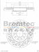 Bremtec Euro-Line Disc Brake Rotor (Pair) 292.00mm BDR21600EL Discs Bremtec - Micks Gone Bush