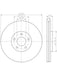 Bremtec Euro-Line Disc Brake Rotor (Pair) 319.6mm BDR21780EL Discs Bremtec - Micks Gone Bush