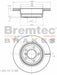 Bremtec Euro-Line High Grade Disc Brake Rotor (Single) 319.8mm BDR21860ELH Discs Bremtec - Micks Gone Bush