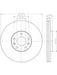 Bremtec Euro-Line Disc Brake Rotor (Pair) 319.8mm BDR21940EL Discs Bremtec - Micks Gone Bush