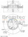 Bremtec Euro-Line Disc Brake Rotor (Pair) 280mm BDR21950EL Bremtec - Micks Gone Bush