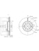 Bremtec Euro-Line Disc Brake Rotor (Single) 280mm BDR22162EL Discs Bremtec - Micks Gone Bush