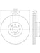 Bremtec Euro-Line Disc Brake Rotor (Pair) 305mm BDR22360EL Discs Bremtec - Micks Gone Bush