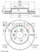 Bremtec Euro-Line Disc Brake Rotor (Pair) 302.9mm BDR22430EL Discs Bremtec - Micks Gone Bush