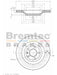 Bremtec Euro-Line Disc Brake Rotor (Single) 329.90mm BDR22490EL Discs Bremtec - Micks Gone Bush
