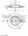 Bremtec Euro-Line Disc Brake Rotor (Pair) 282.8mm BDR22780EL Discs Bremtec - Micks Gone Bush