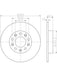 Bremtec Euro-Line Disc Brake Rotor (Pair) 263.9mm BDR22790EL Discs Bremtec - Micks Gone Bush