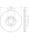 Bremtec Euro-Line Disc Brake Rotor (Pair) 303.8mm BDR22930EL Discs Bremtec - Micks Gone Bush