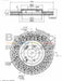 Bremtec Euro-Line Disc Brake Rotor (Single) 330mm BDR23010EL Discs Bremtec - Micks Gone Bush