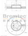 Bremtec Euro-Line High Grade Disc Brake Rotor (Pair) 331.9mm BDR23290ELH Discs Bremtec - Micks Gone Bush