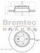 Bremtec Euro-Line Disc Brake Rotor (Single) 344.8mm BDR23310EL Discs Bremtec - Micks Gone Bush