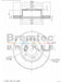 Bremtec Euro-Line Disc Brake Rotor (Pair) 299.8mm BDR23510EL Discs Bremtec - Micks Gone Bush
