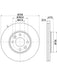 Bremtec Euro-Line Disc Brake Rotor (Pair) 257.8mm BDR23840EL Discs Bremtec - Micks Gone Bush