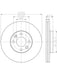 Bremtec Euro-Line Disc Brake Rotor (Pair) 258mm BDR25250EL Discs Bremtec - Micks Gone Bush