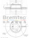 Bremtec Euro-Line High Grade Disc Brake Rotor (Single) 327.8mm BDR25490ELH Discs Bremtec - Micks Gone Bush