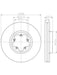 Bremtec Euro-Line Disc Brake Rotor (Pair) 288mm BDR25510EL Discs Bremtec - Micks Gone Bush
