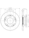 Bremtec Euro-Line Disc Brake Rotor (Pair) 288mm BDR25520EL Discs Bremtec - Micks Gone Bush