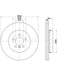 Bremtec Euro-Line Disc Brake Rotor (Single) 348mm BDR25845EL Discs Bremtec - Micks Gone Bush