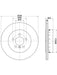Bremtec Euro-Line Disc Brake Rotor (Single) 330mm BDR25850EL Discs Bremtec - Micks Gone Bush