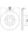 Bremtec Euro-Line Disc Brake Rotor (Pair) 279.7mm BDR25851EL Discs Bremtec - Micks Gone Bush