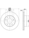 Bremtec Euro-Line Disc Brake Rotor (Pair) 299.6mm BDR25852EL Discs Bremtec - Micks Gone Bush