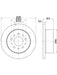 Bremtec Euro-Line Disc Brake Rotor (Single) 279.7mm BDR25855EL Discs Bremtec - Micks Gone Bush