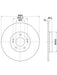Bremtec Euro-Line Disc Brake Rotor (Pair) 302mm BDR26020EL Discs Bremtec - Micks Gone Bush