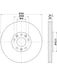 Bremtec Euro-Line Disc Brake Rotor (Pair) 302mm BDR26090EL Discs Bremtec - Micks Gone Bush
