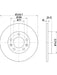 Bremtec Euro-Line Disc Brake Rotor (Pair) 249mm BDR26170EL Bremtec - Micks Gone Bush