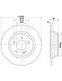 Bremtec Euro-Line Disc Brake Rotor (Pair) 300mm BDR26580EL Discs Bremtec - Micks Gone Bush