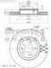 Bremtec Euro-Line Disc Brake Rotor (Pair) 283.8mm BDR3850EL Discs Bremtec - Micks Gone Bush