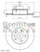 Bremtec Euro-Line Disc Brake Rotor (Pair) 251.2mm BDR3860EL Discs Bremtec - Micks Gone Bush