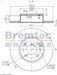 Bremtec Euro-Line Disc Brake Rotor (Pair) 251.2mm BDR3890EL Discs Bremtec - Micks Gone Bush