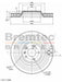 Bremtec Euro-Line Disc Brake Rotor (Single) 340.00mm BDR40011EL Discs Bremtec - Micks Gone Bush