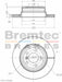 Bremtec Euro-Line Disc Brake Rotor (Single) 324mm BDR40012EL Discs Bremtec - Micks Gone Bush