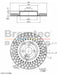 Bremtec Euro-Line Disc Brake Rotor (Single) 316.00mm BDR40014EL Bremtec - Micks Gone Bush