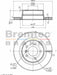 Bremtec Euro-Line Disc Brake Rotor (Single) 299.9mm BDR40018EL Discs Bremtec - Micks Gone Bush