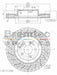 Bremtec Euro-Line Disc Brake Rotor (Single) 344mm BDR40019EL Discs Bremtec - Micks Gone Bush