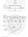 Bremtec Euro-Line Disc Brake Rotor (Pair) 279.8mm BDR40034EL Bremtec - Micks Gone Bush