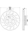 Bremtec Euro-Line Disc Brake Rotor (Pair) 344mm BDR40063EL Discs Bremtec - Micks Gone Bush
