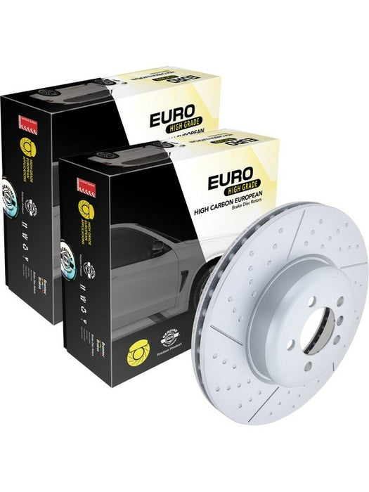 Bremtec Euro-Line High Grade Disc Brake Rotor (Pair) 345mm BDR41014ELH Bremtec - Micks Gone Bush